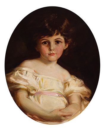 Portrait of a Young Girl by Laura Adelaine Muntz Lyall vendu pour $6,250