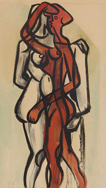 Nudes by Fritz Brandtner vendu pour $5,625