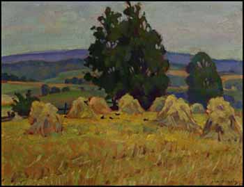 Harvest Time by John Adrian Darley Dingle sold for $690
