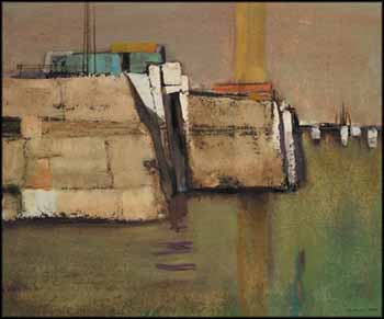 Dock by Herbert Franklin (Frank) Palmer sold for $625
