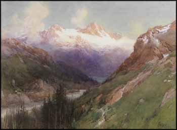 Mountain Scene by Robert Ford Gagen vendu pour $2,000