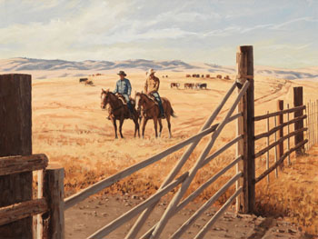 Quittin' Time by Richard Audley Freeman sold for $1,000