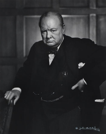 Sir Winston Churchill by Yousuf Karsh sold for $7,670