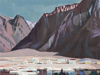 Early Morning, Grise Fiord, Ellesmere, Eastern Arctic by Hilton McDonald Hassell vendu pour $6,875