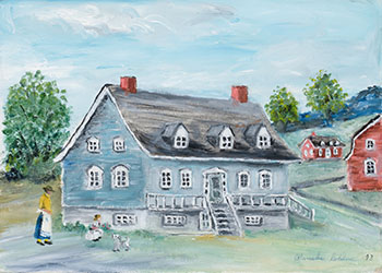 Maison de Baie-St-Paul by Blanche Bolduc sold for $500