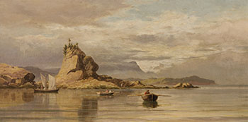 Boats on the Coast by Lucius Richard O'Brien sold for $8,125