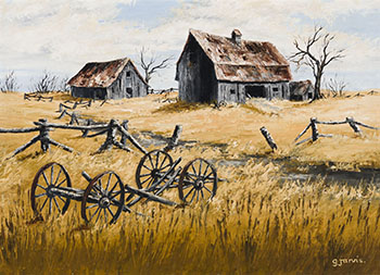 Abandoned Farm by Georgia Jarvis sold for $1,375