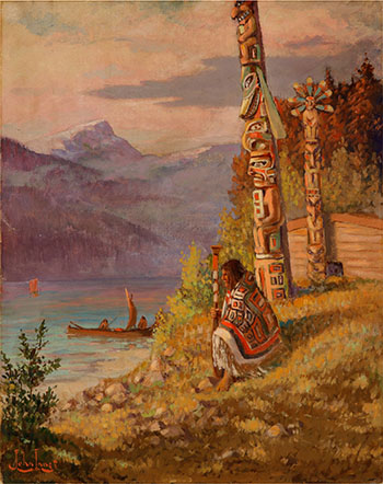 West Coast Totems by John I. Innes sold for $3,438