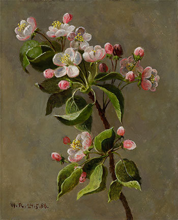 Still Life with Blossoms by William Raphael vendu pour $1,125