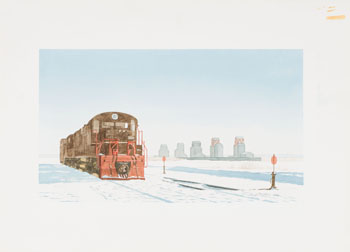 Train by A. Riedel sold for $63