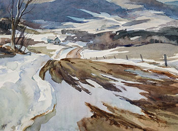 Landscape by Henry John Simpkins sold for $375