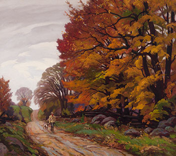 Roadside Maples by Herbert Sidney Palmer vendu pour $5,625