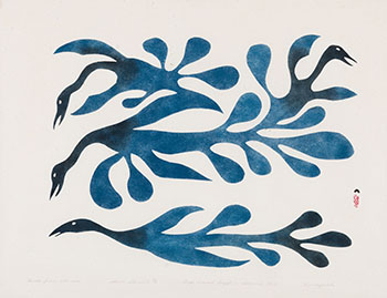 Birds from the Sea by Kenojuak Ashevak sold for $15,000