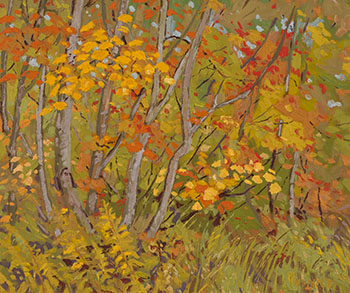 Mixed Bush East of Gravenhurst by Lawrence Nickle sold for $625