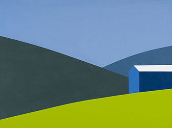 Blue Barn Green Field by Charles Pachter vendu pour $31,250