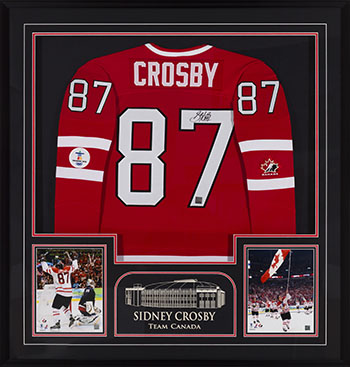 Signed 2010 Team Canada Sidney Crosby Jersey by Hockey Memorabilia sold for $2,813