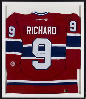 Signed Maurice Richard Montreal Canadiens Jersey by Hockey Memorabilia sold for $1,500