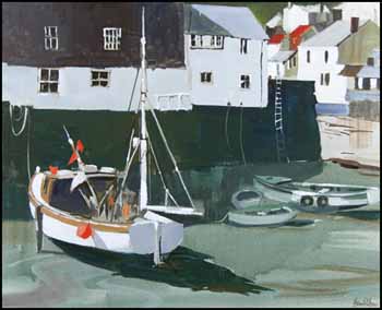 Cornish Fishing Village by Jack Hambleton vendu pour $575
