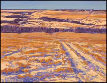 Fields South of Calgary by William (Bill) Duma sold for $748