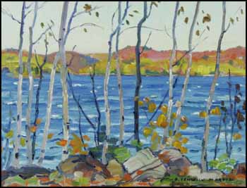 Birches, Papineau Lake by Bernice Fenwick Martin sold for $1,521