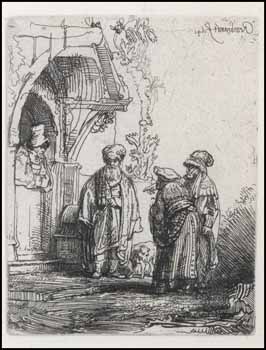 Three Oriental Figures (Jacob and Laban) by Rembrandt Harmenszoon van Rijn sold for $4,388