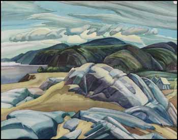 North Shore, St. Lawrence, Tadoussac by Peter Haworth vendu pour $1,404