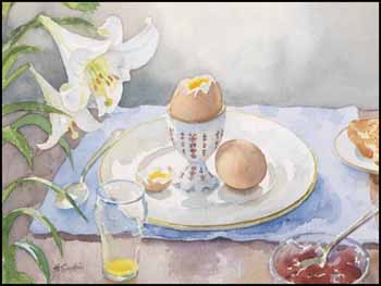 Breakfast Still Life by Henry John Simpkins sold for $585