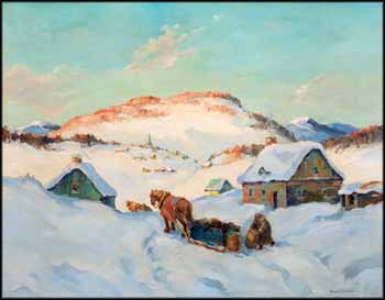 A Laurentian Evening by Paul Archibald Octave Caron vendu pour $3,835