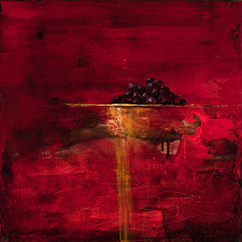 Red Interior Study by Kevin Sonmor sold for $1,500