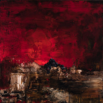 Red Exterior: 3 by Kevin Sonmor sold for $2,375
