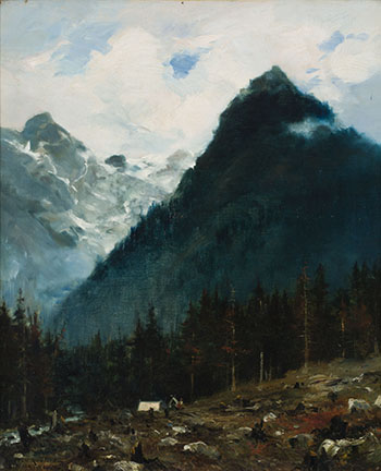 Glacier House, Rogers Pass, BC by Gaston Roullet vendu pour $2,813