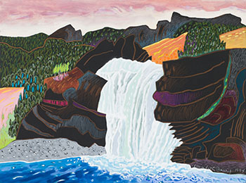 Rattling Brook Falls by Anne Meredith Barry sold for $4,375