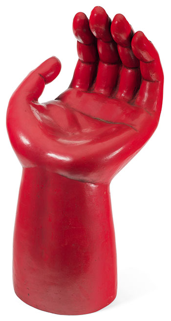 Escultura Manto (Hand Sculpture) - Red by  Firsto sold for $1,250