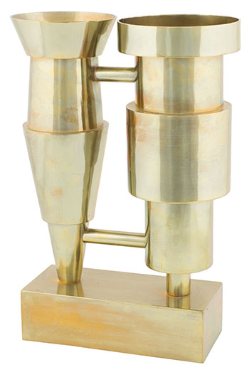 Sculptural Twin Vase by Per Sax Moller sold for $750