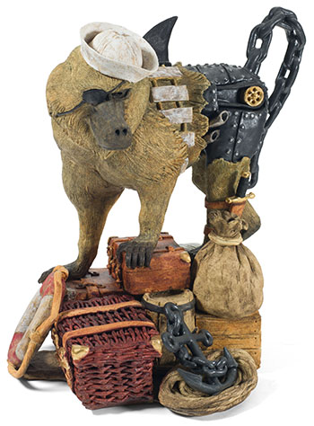 Nautical Chimp by Alan Waring vendu pour $1,250