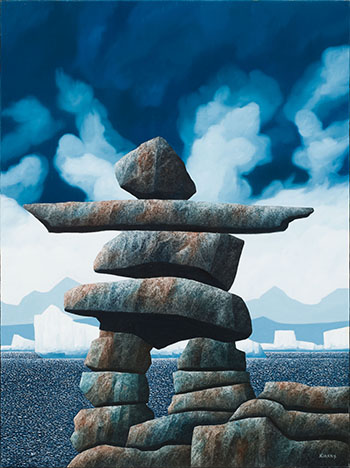 Among the Bergs by Ken Kirkby vendu pour $2,000