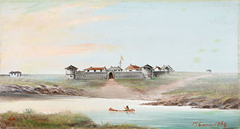 Fort Garry by Lionel MacDonald Stephenson vendu pour $875