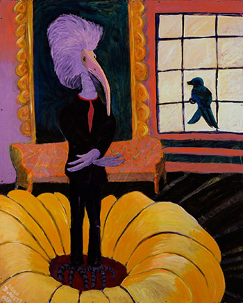 Man's Egret by Brian Burnett vendu pour $625