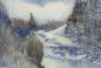 Whitemud Creek by Hilary Prince sold for $125