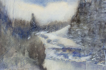 Whitemud Creek by Hilary Prince vendu pour $125