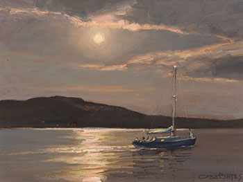 Moonlight by George William Bates sold for $1,250