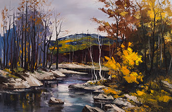 Fall Hills by Georgia Jarvis vendu pour $1,000