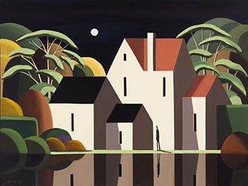 Night Walk at Barton Ferry by Andy Wooldridge vendu pour $6,250