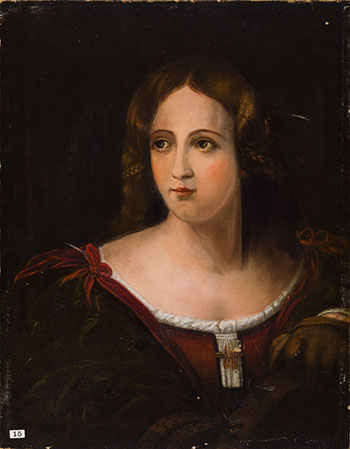 Portrait d'une dame by Manner of Palma Vecchio sold for $1,000