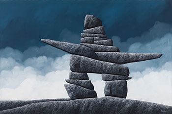 Inukshuk by Ken Kirkby vendu pour $2,813