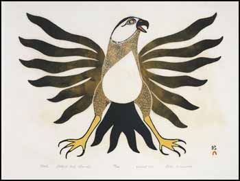 Hawk by Peter Pitseolak sold for $702