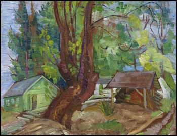 The Large Maple That Used to be in Front of the Cottage by Irene Hoffar Reid sold for $1,989