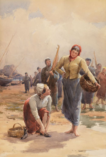 Fisher Women by Farquhar McGillivray Strachan Stewart Knowles sold for $1,625
