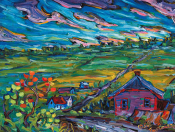 Matin dans le Rang by Real Fournier sold for $875