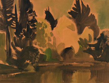Landscape by Richard Ciccimarra sold for $1,625